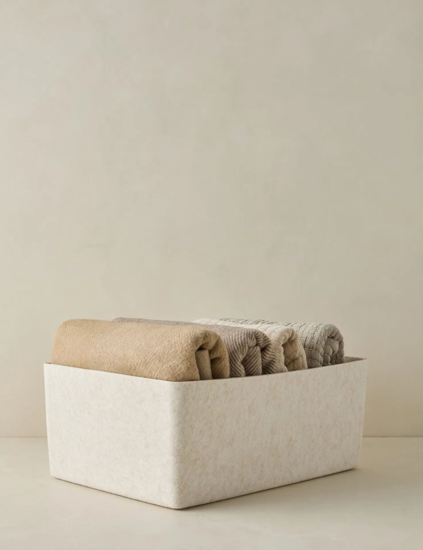 The Sculpted Bin with Lid (Set of 3) by SortJoy