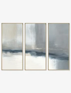 The Strand No. 5 Triptych Wall Art (Set of 3) by Carol Benson-Cobb