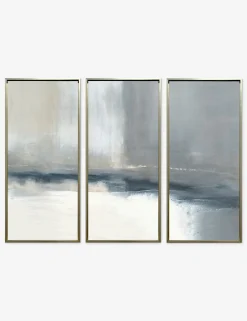 The Strand No. 5 Triptych Wall Art (Set of 3) by Carol Benson-Cobb