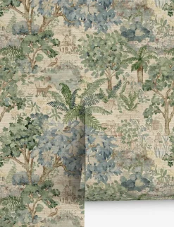 The Stumpery Wallpaper by Sanderson
