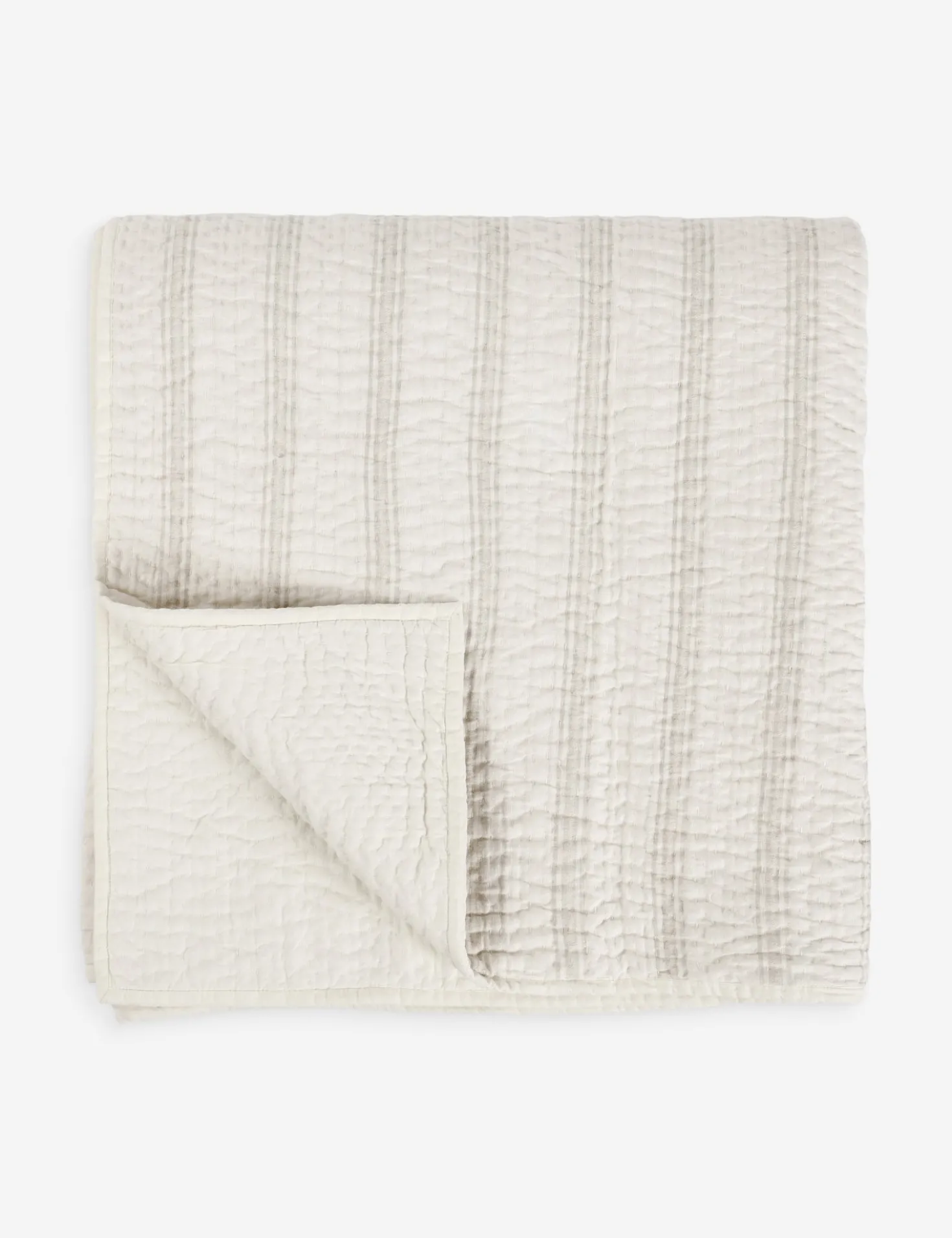 Tiah Linen-Blend Quilt