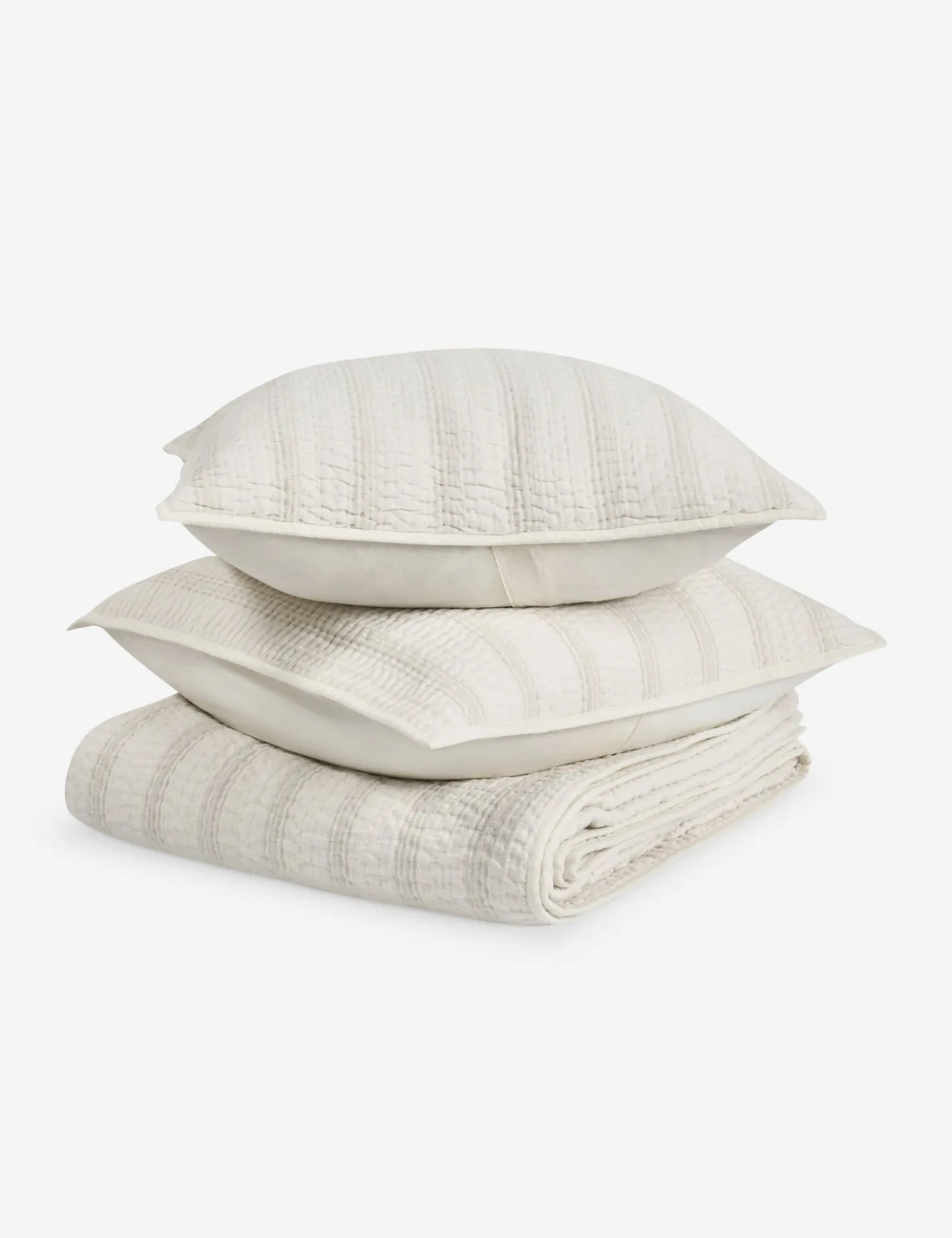 Tiah Linen-Blend Quilt