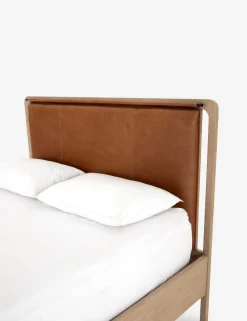 Tierney Leather Bed