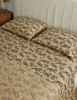 Tiger Hemp Sheet Set by Sarah Sherman Samuel