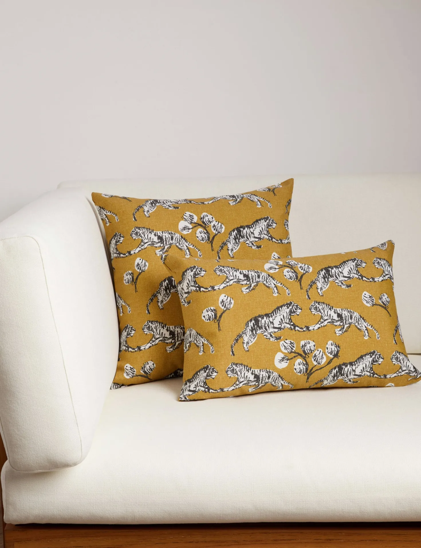 Tiger Indoor / Outdoor Pillow by Sarah Sherman Samuel