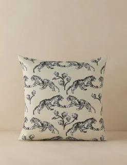 Tiger Indoor / Outdoor Pillow by Sarah Sherman Samuel