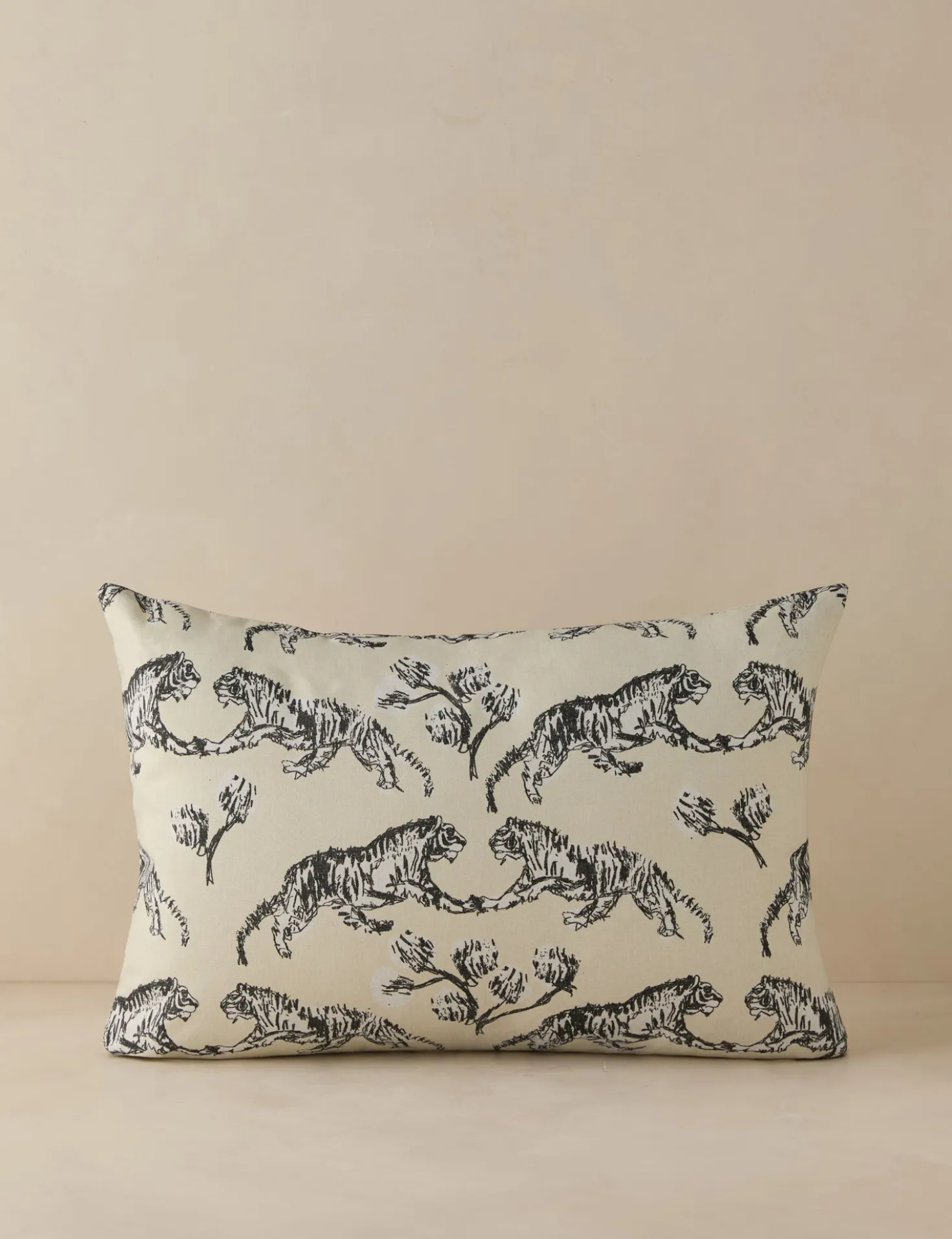 Tiger Indoor / Outdoor Pillow by Sarah Sherman Samuel