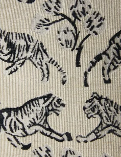 Tiger Jacquard Pillow by Sarah Sherman Samuel