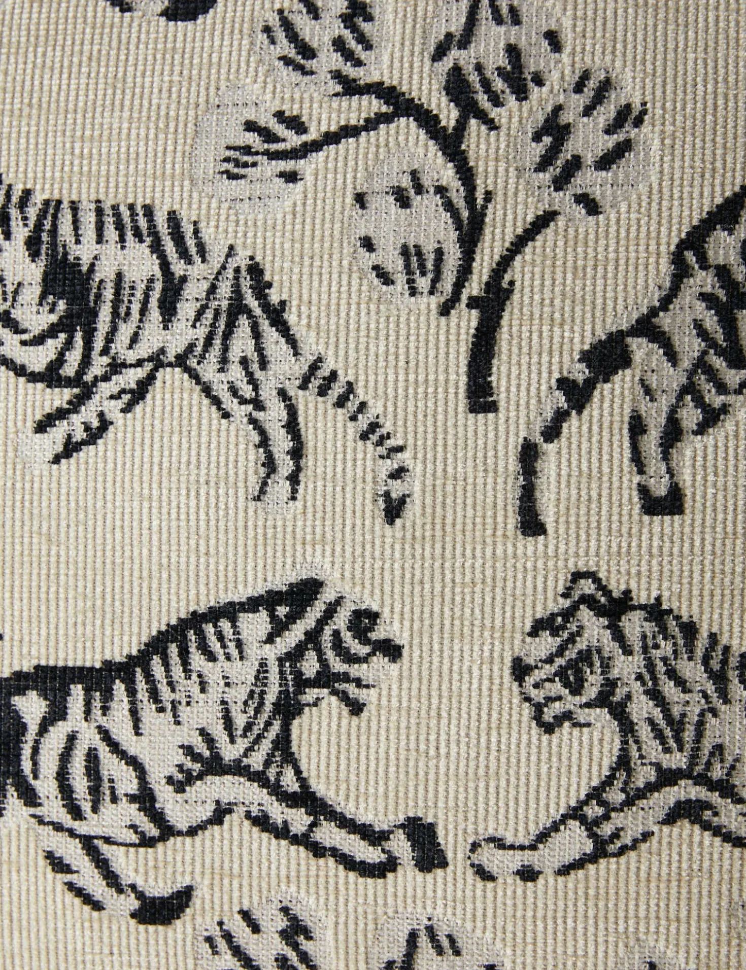 Tiger Jacquard Pillow by Sarah Sherman Samuel