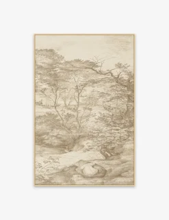 Toile in Neutral Wall Art Diptych Wall Art (Set of 2)