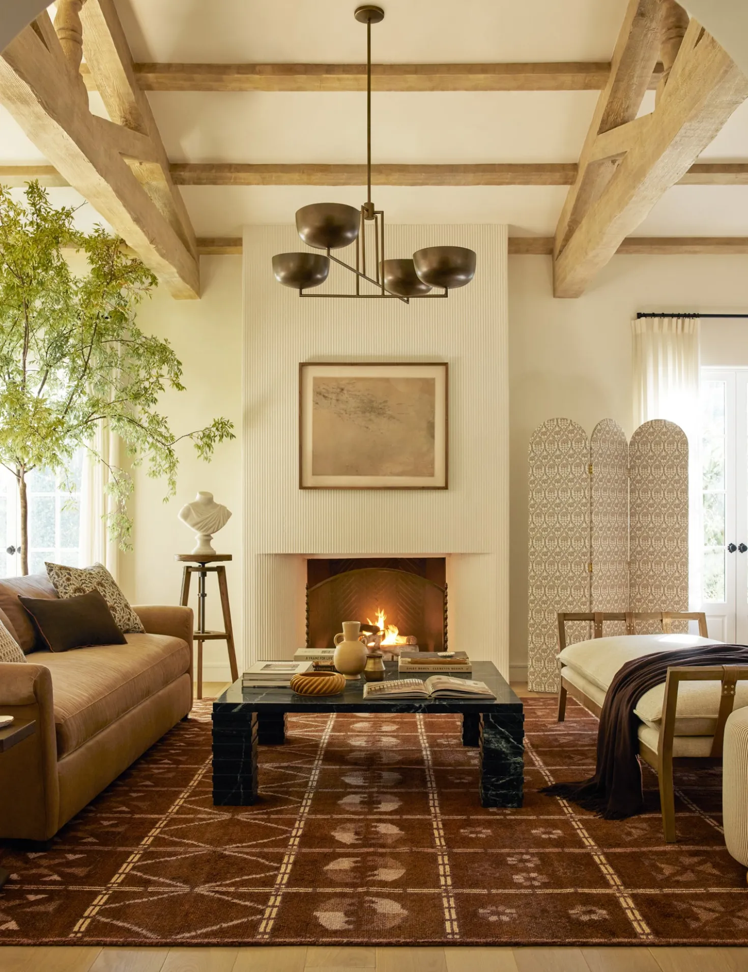 Topia Fireplace Screen by Ginny Macdonald