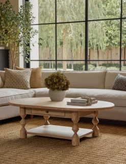 Topia Oval Coffee Table by Ginny Macdonald
