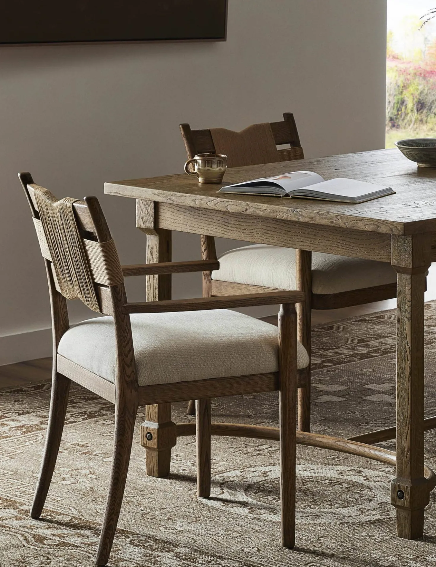 Tova Dining Arm Chair by Amber Lewis x Four Hands