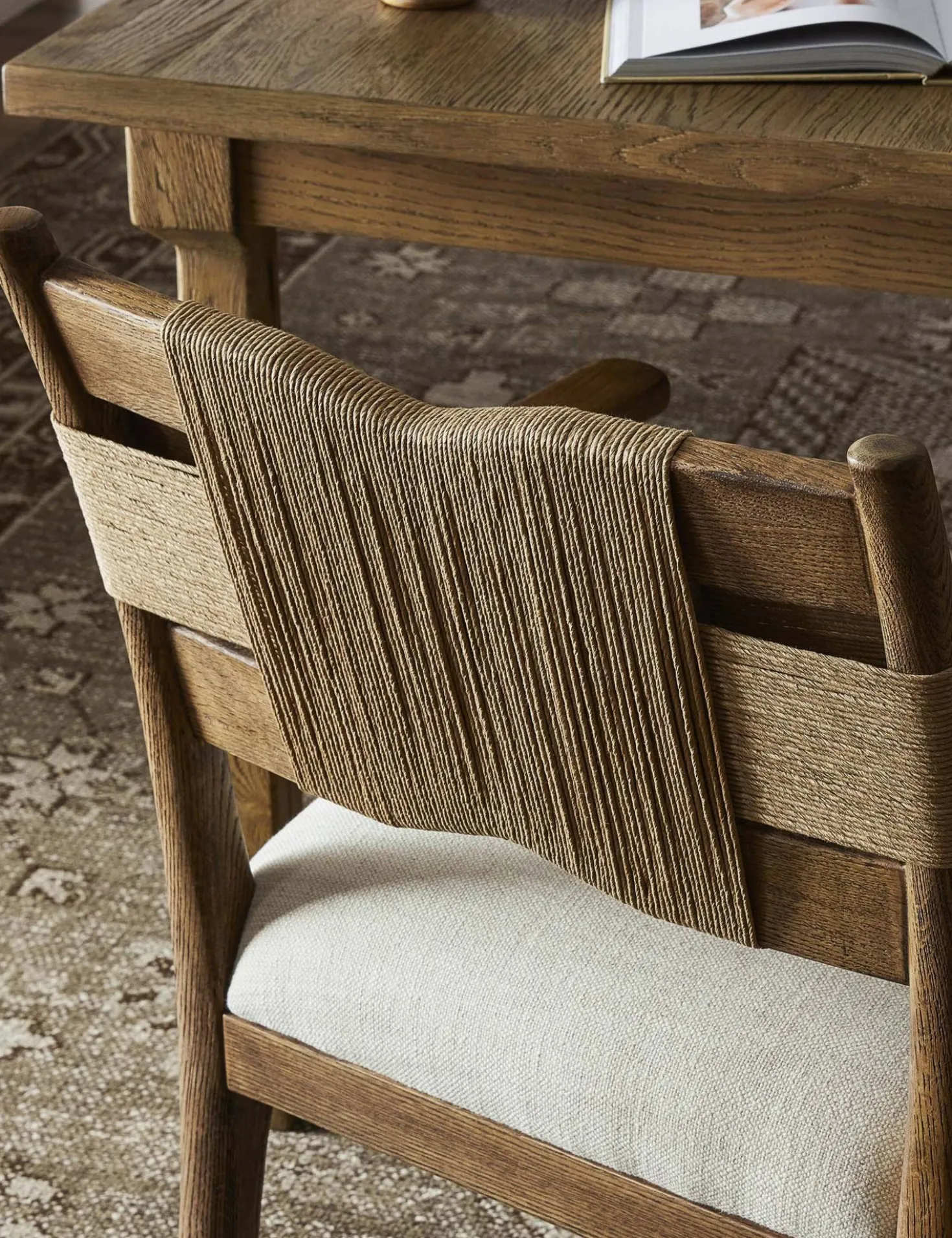 Tova Dining Arm Chair by Amber Lewis x Four Hands