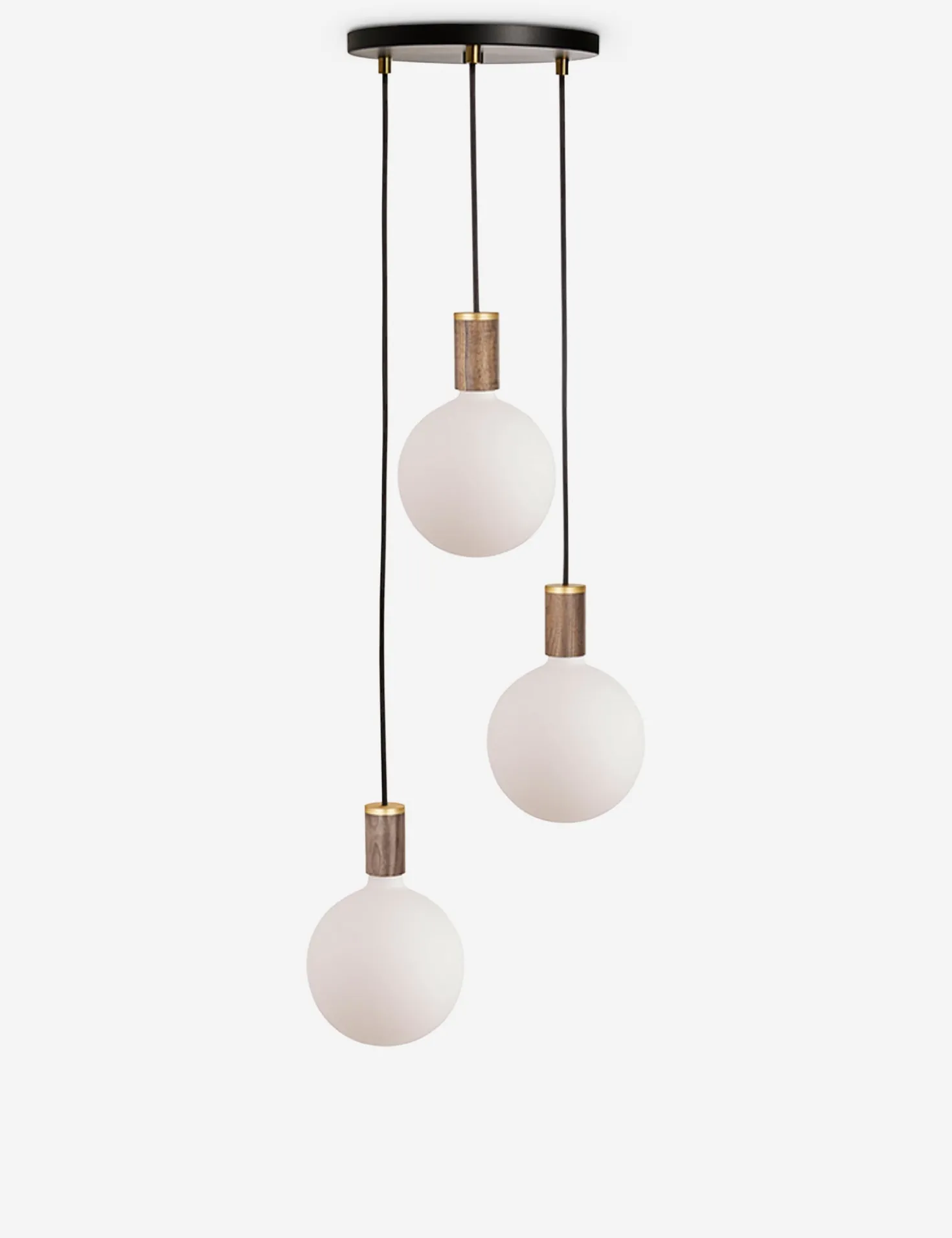 Triple Pendant Light with Sphere IV by Tala