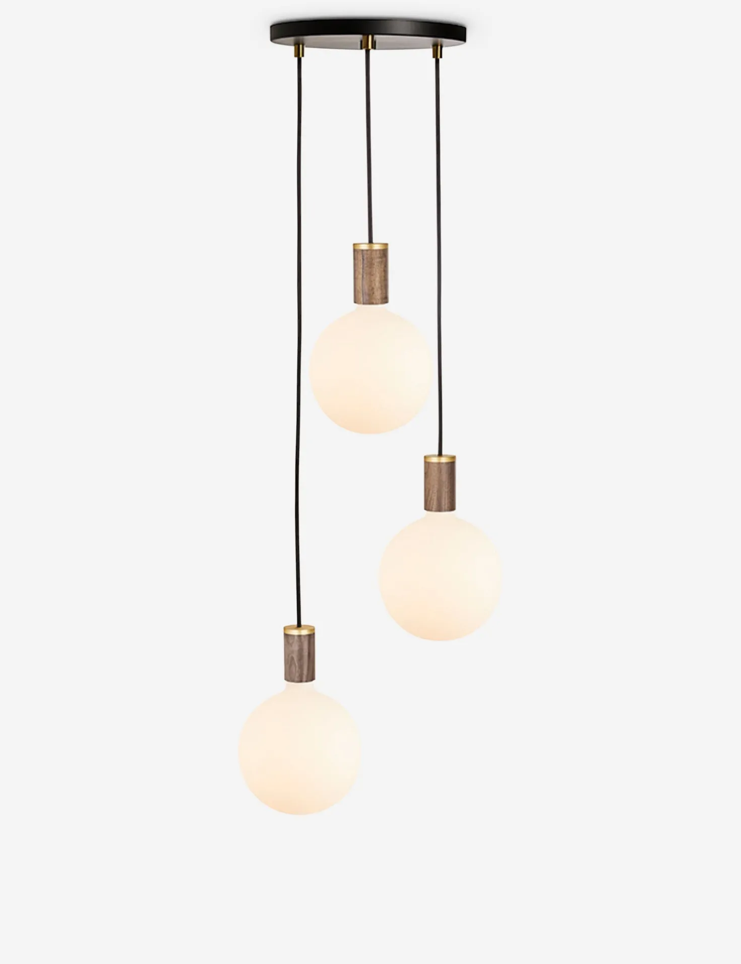 Triple Pendant Light with Sphere IV by Tala