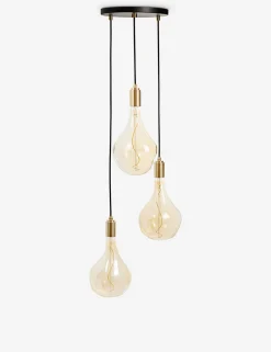 Triple Pendant Light with Voronoi II by Tala