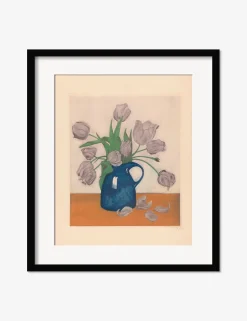 Tulips in a Pitcher Print by Frans Everbag