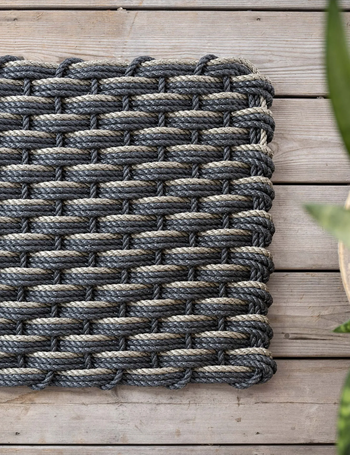 Two Tone Doormat by The Rope Co.
