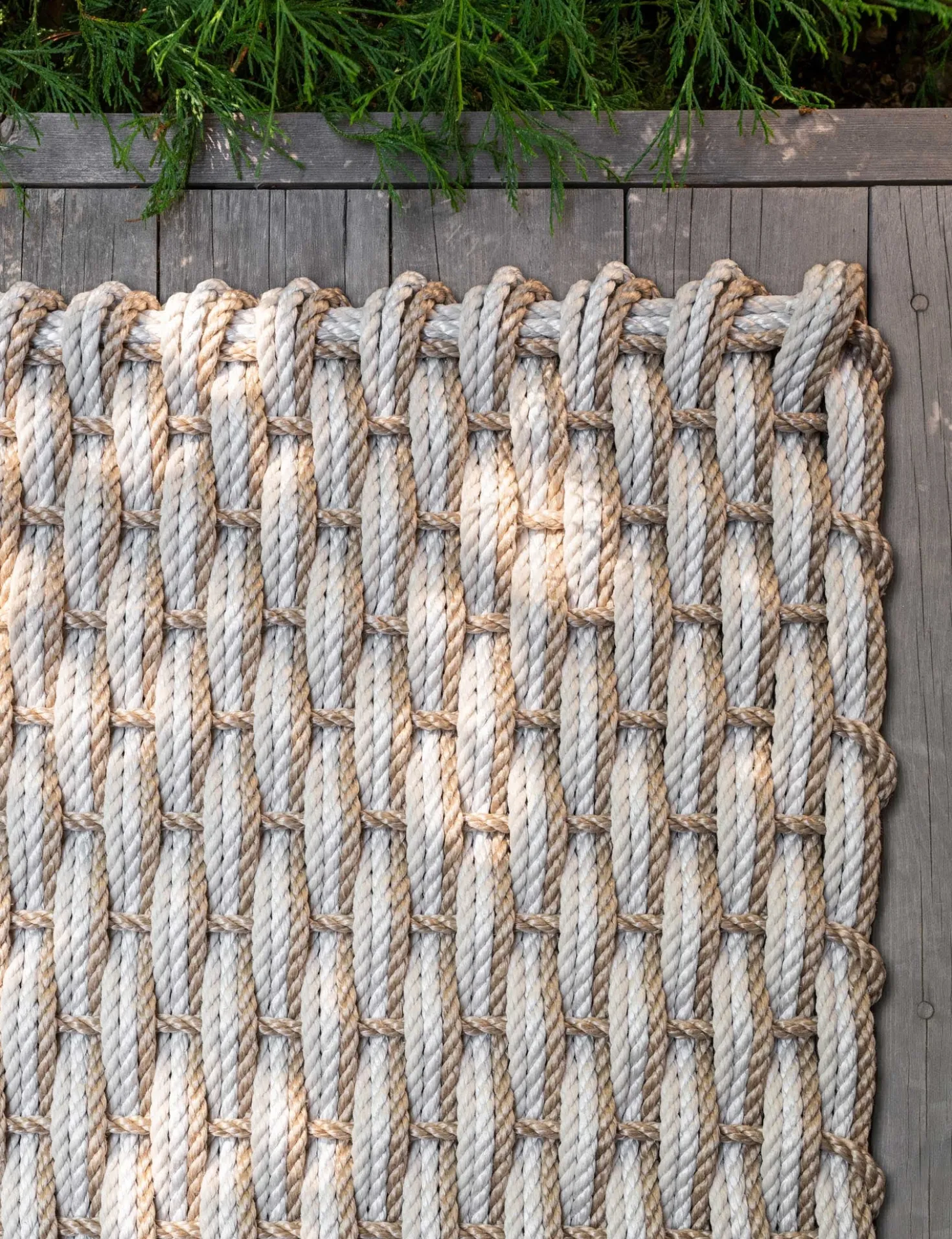 Two Tone Doormat by The Rope Co.