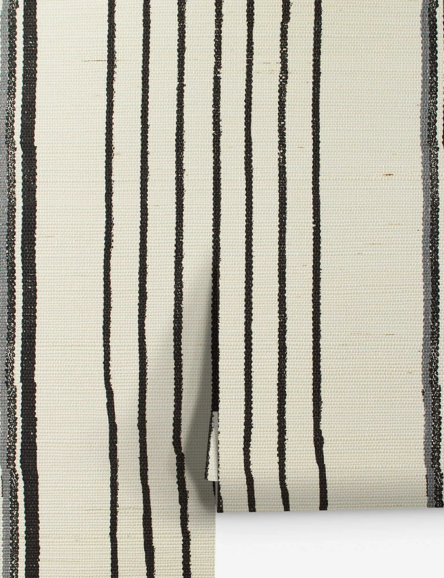 Two Tone Stripe Grasscloth Wallpaper By Nathan Turner