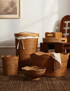 Tyna Rattan Laundry Basket