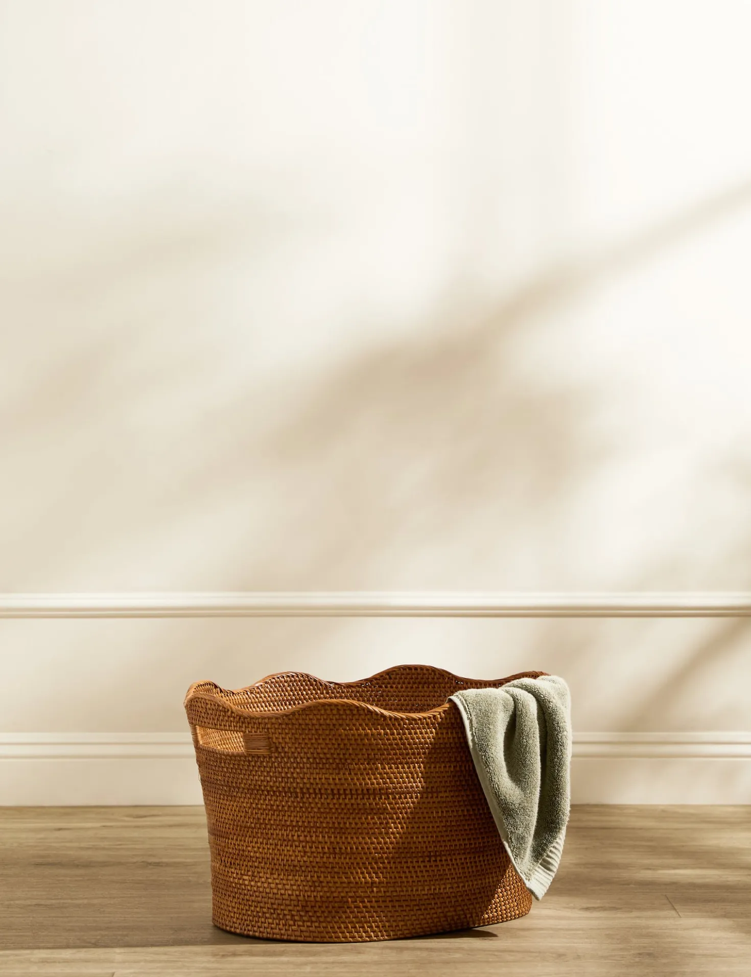 Tyna Rattan Laundry Basket