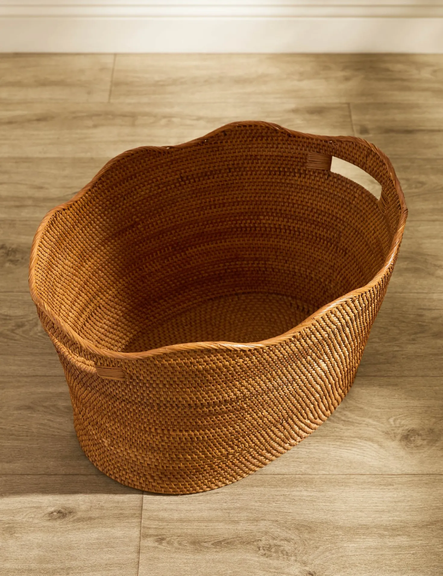 Tyna Rattan Laundry Basket