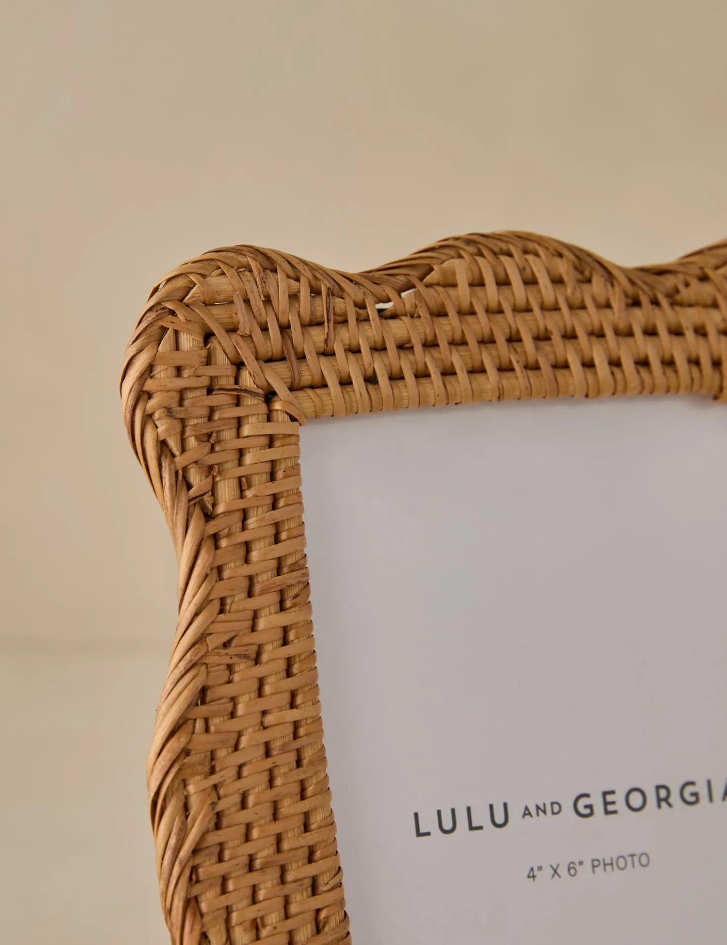 Tyna Rattan Picture Frame