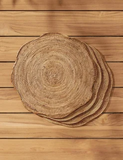 Tyna Rattan Placemats (Set of 4)