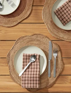 Tyna Rattan Placemats (Set of 4)