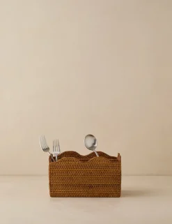 Tyna Rattan Utensil Caddy