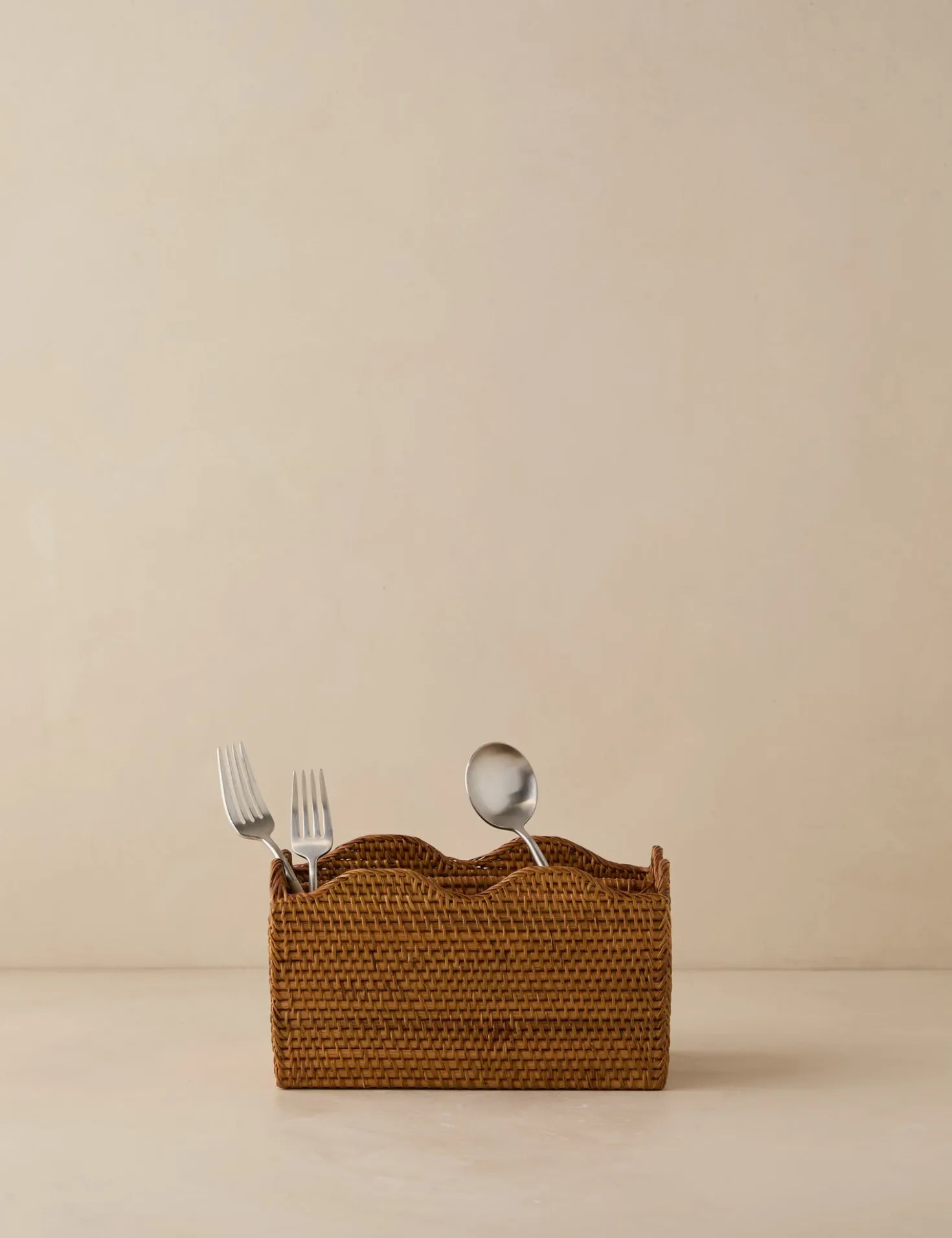 Tyna Rattan Utensil Caddy