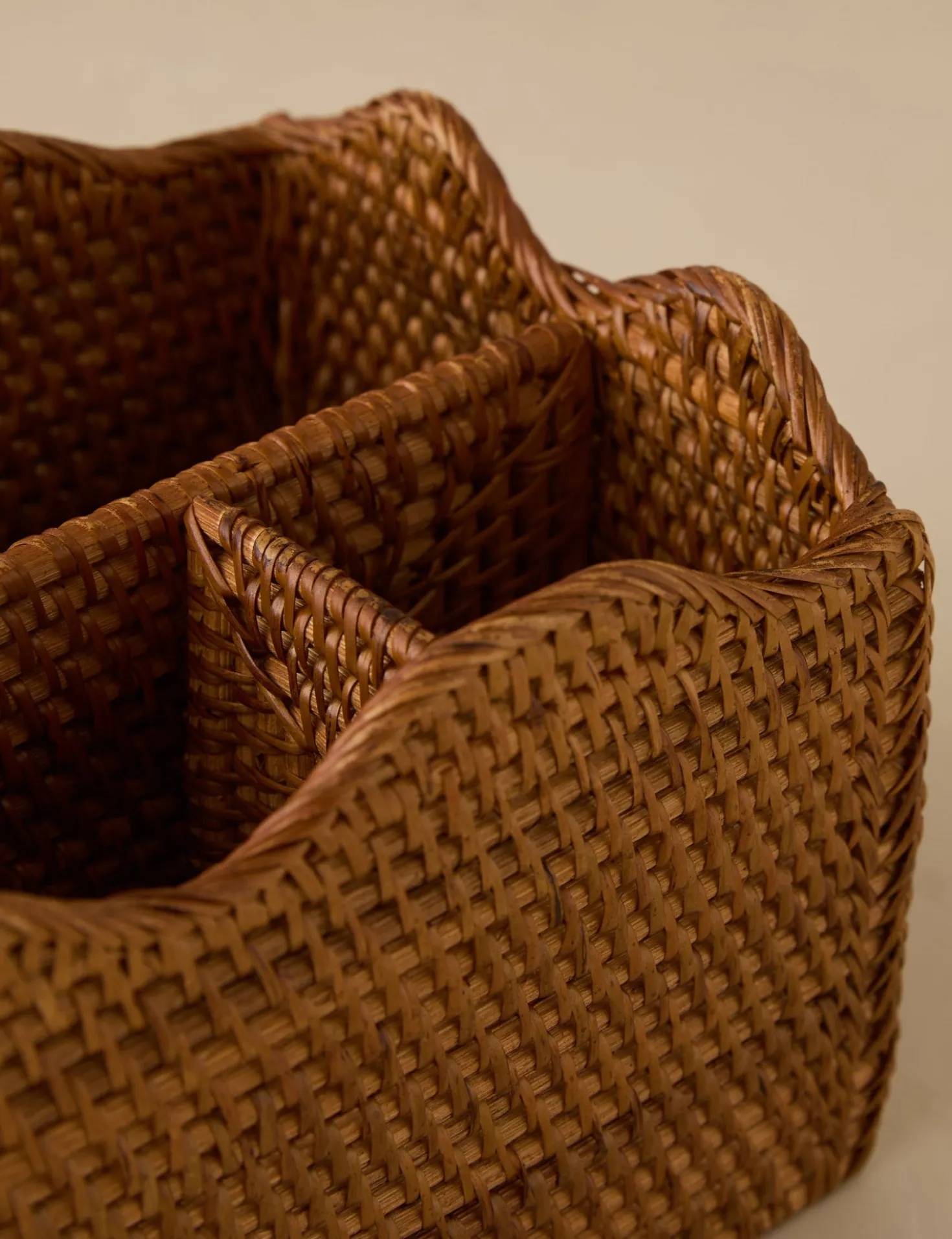 Tyna Rattan Utensil Caddy