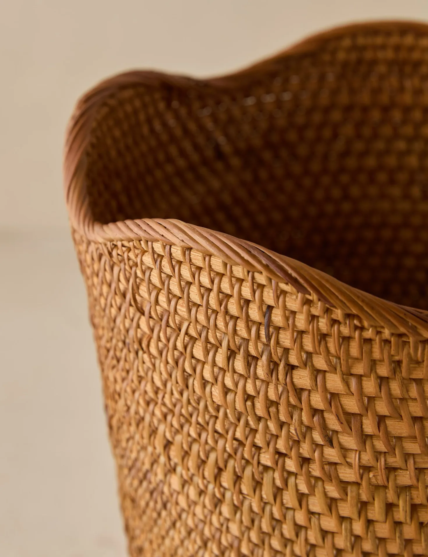Tyna Rattan Wastebin