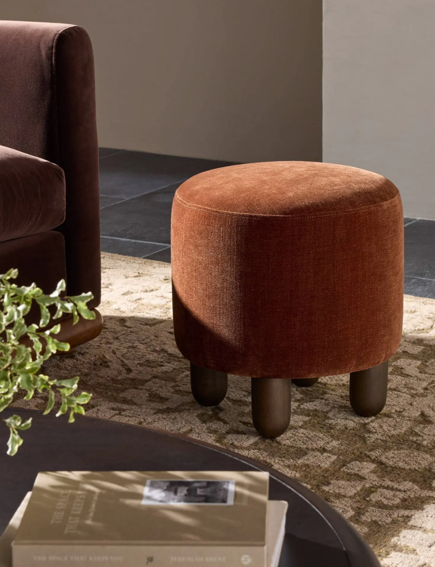 Upton Round Ottoman