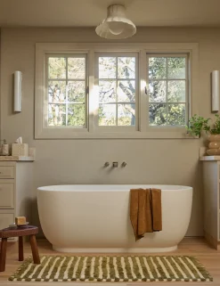 Vela Organic Cotton Bath Mat by Sarah Sherman Samuel