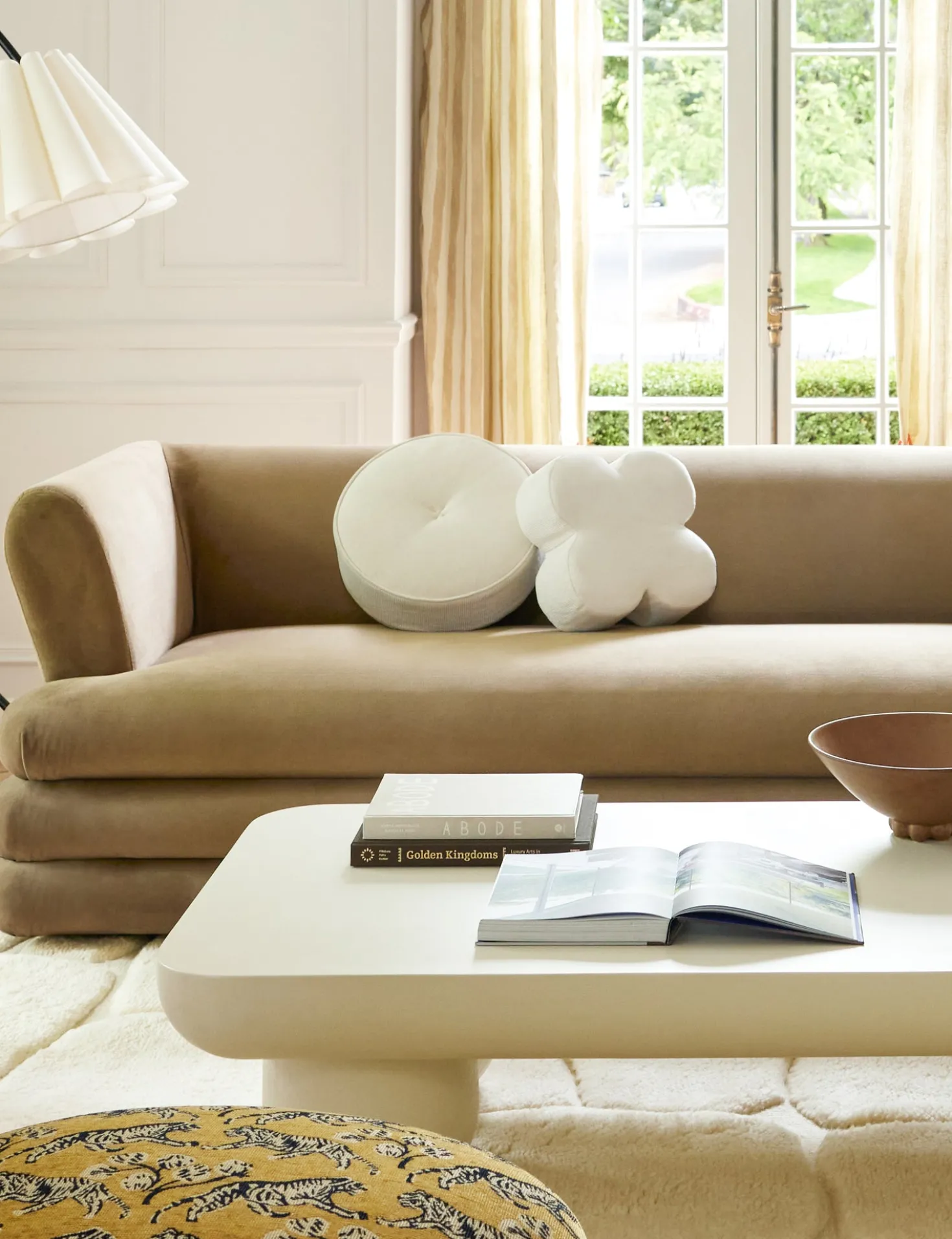 Velvet Clover Pillow by Sarah Sherman Samuel