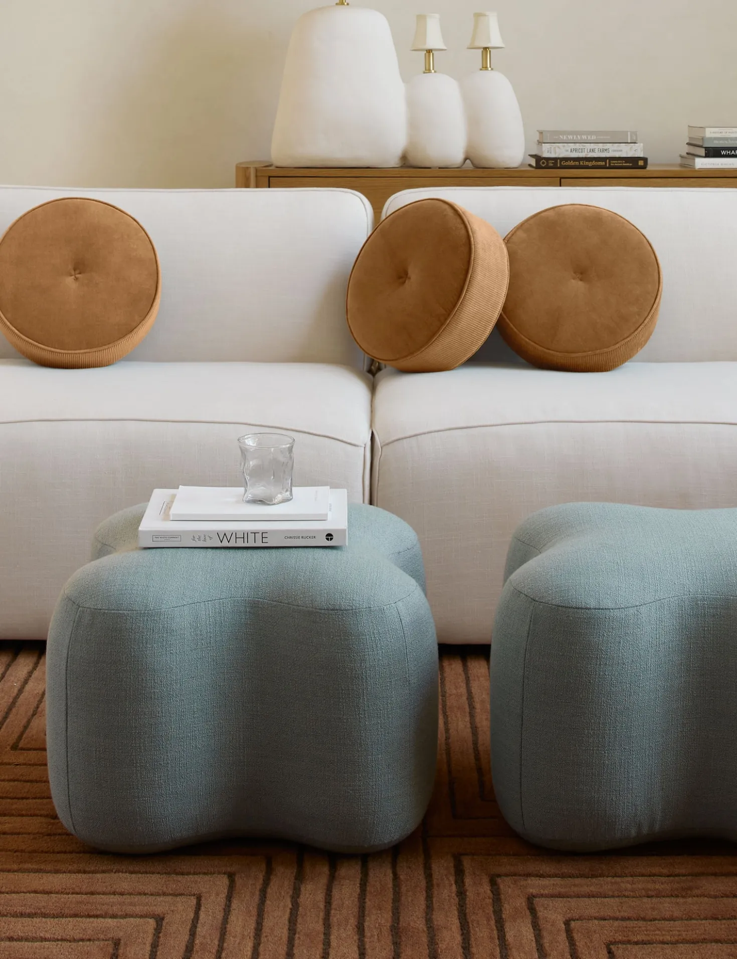 Velvet Disc Pillow by Sarah Sherman Samuel