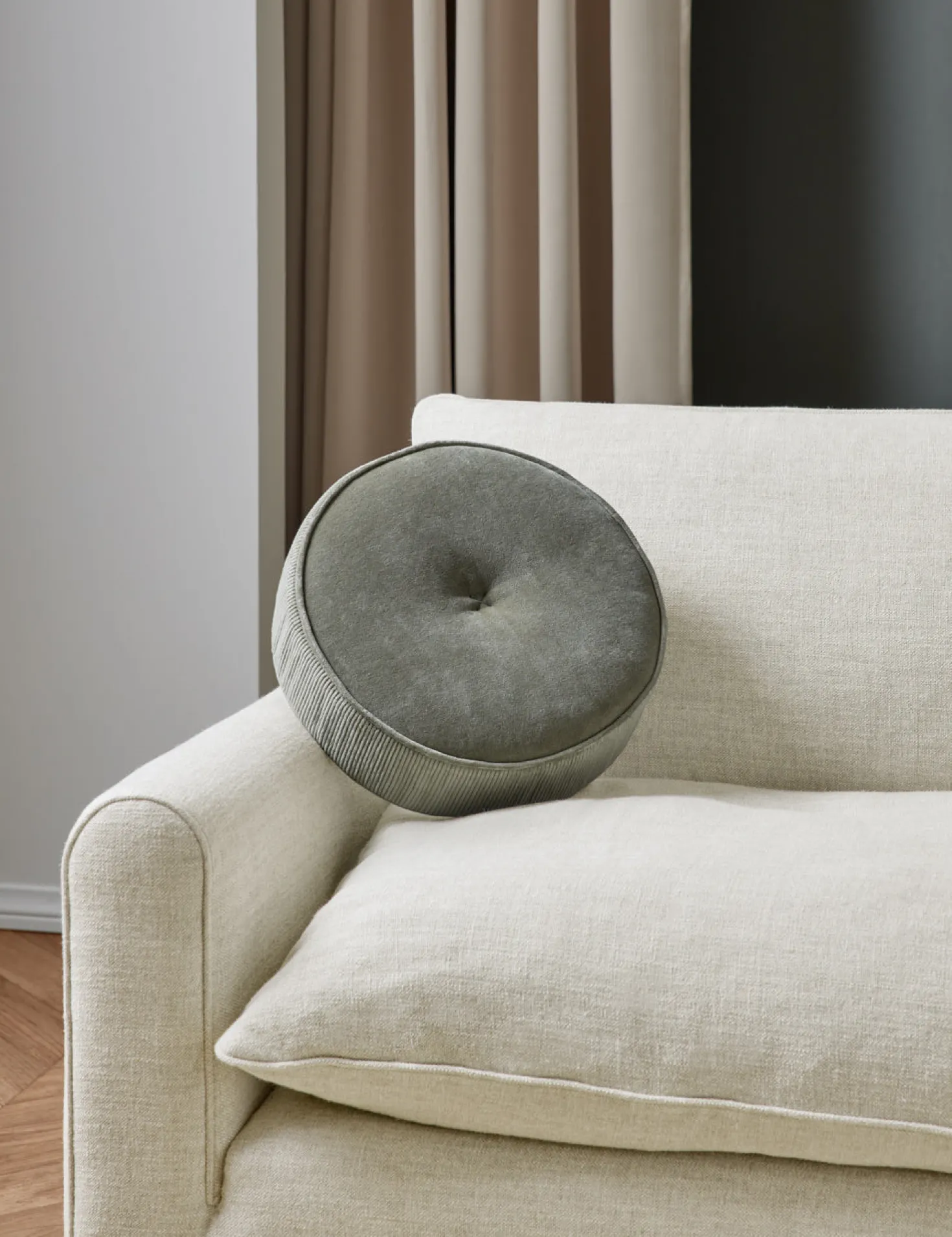 Velvet Disc Pillow by Sarah Sherman Samuel