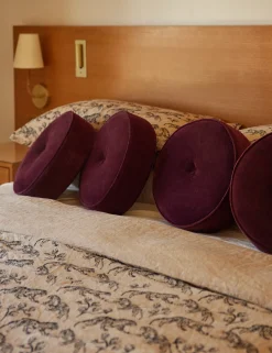 Velvet Disc Pillow by Sarah Sherman Samuel