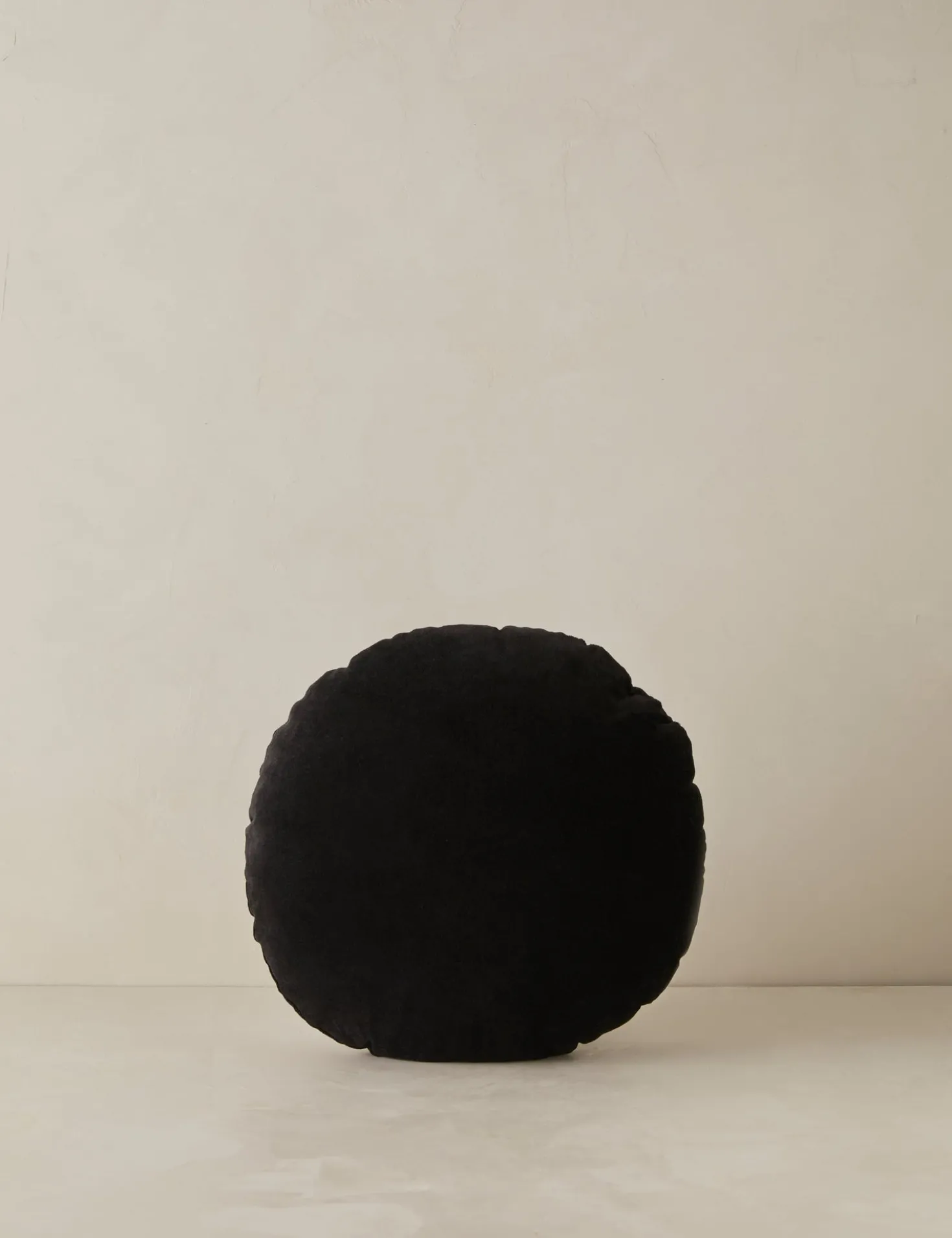 Velvet Round Pillow by Sarah Sherman Samuel