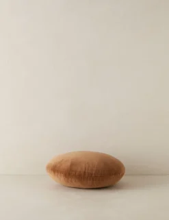 Velvet Round Pillow by Sarah Sherman Samuel