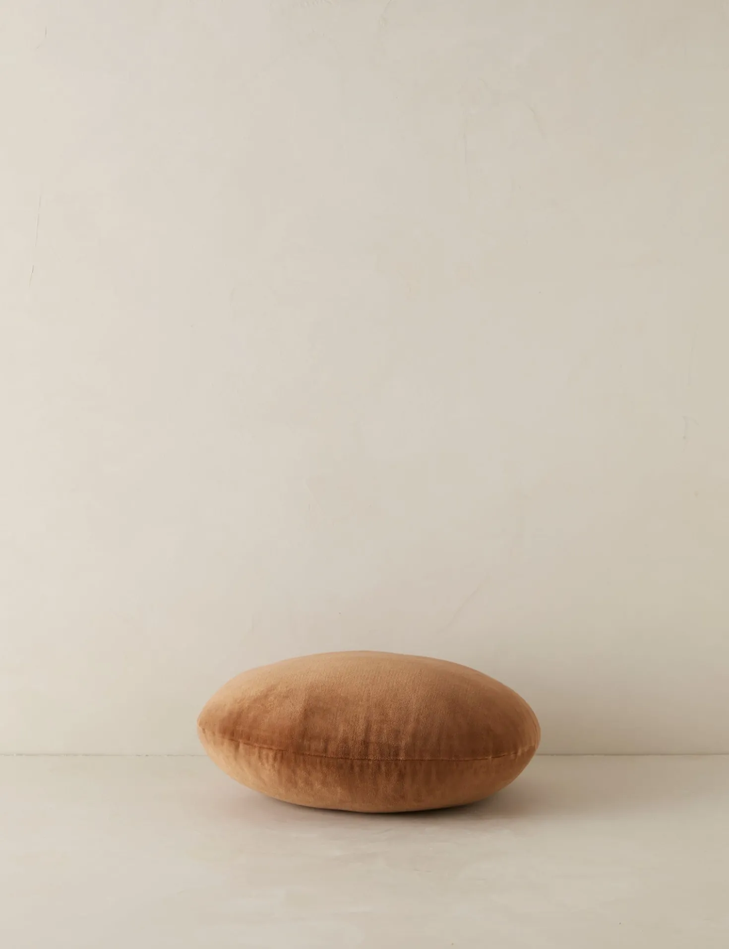 Velvet Round Pillow by Sarah Sherman Samuel