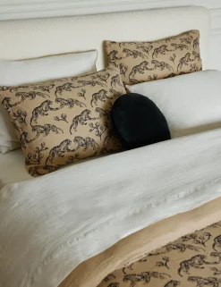 Velvet Round Pillow by Sarah Sherman Samuel