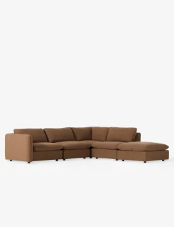 Verbena 4-Piece Sectional Sofa With Ottoman