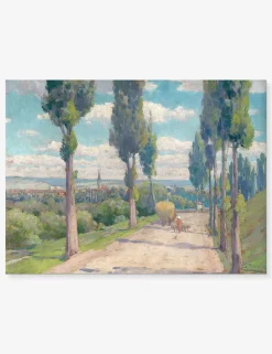 View of Spišská Nová Ves Print by Lajos Csordák