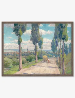 View of Spišská Nová Ves Print by Lajos Csordák
