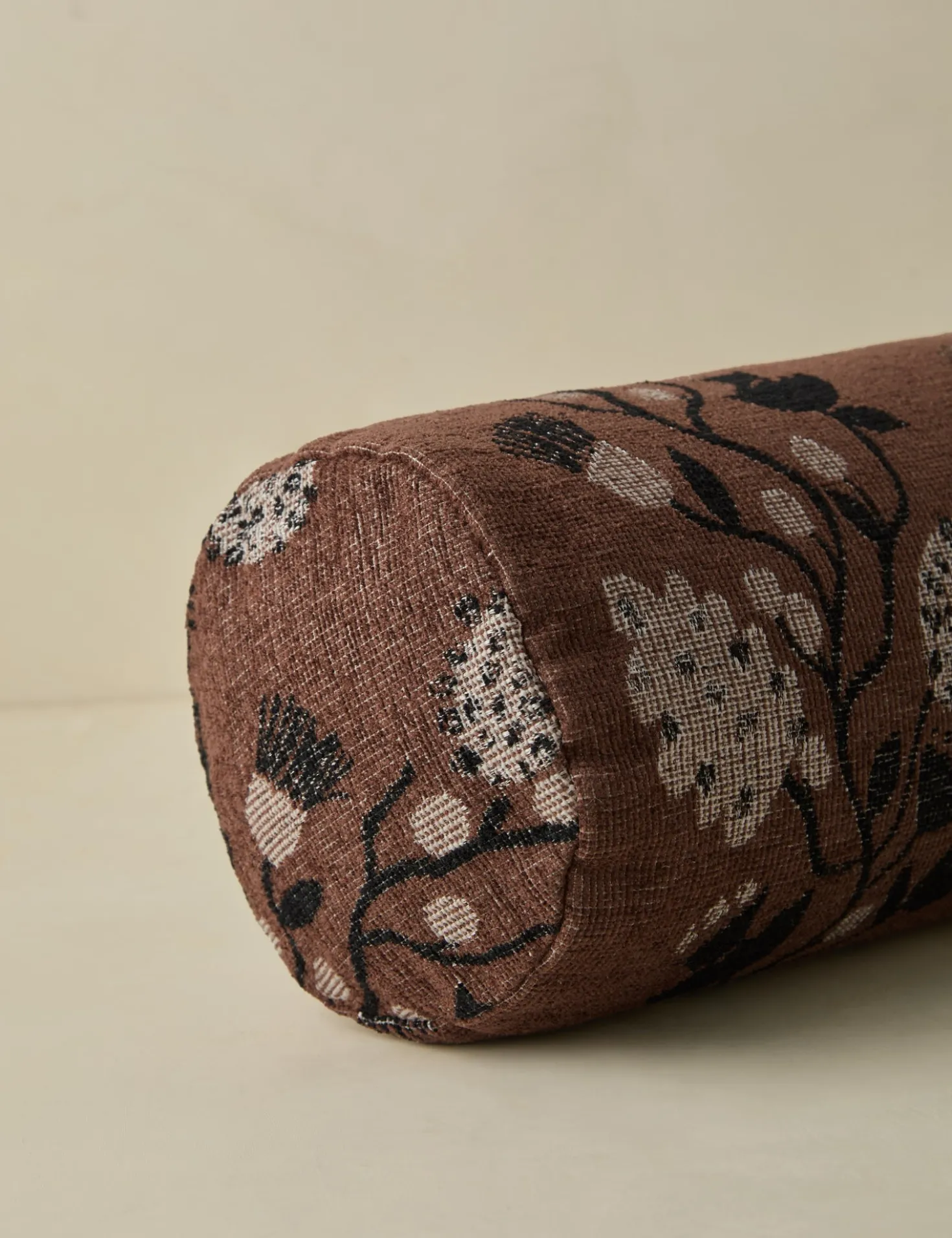 Vini Botanical Jacquard Bolster Pillow by Sarah Sherman Samuel