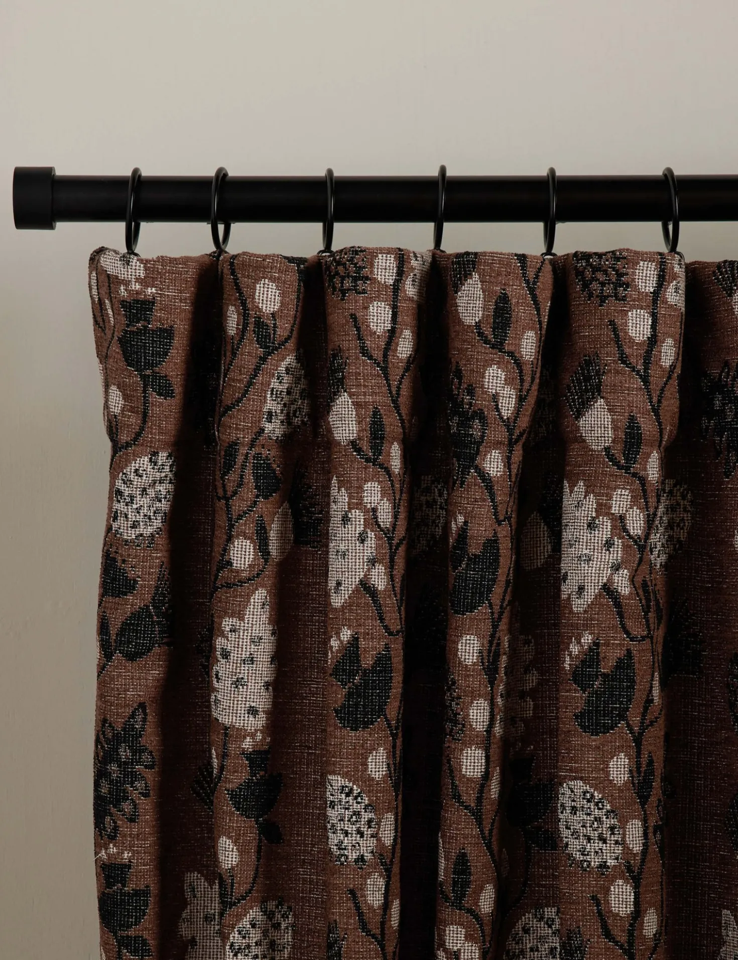 Vini Botanical Jacquard Curtain Panel by Sarah Sherman Samuel